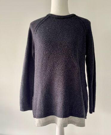 Kuschelig Pullover Kind Gr. 152 Dunkelblau Herbst.......