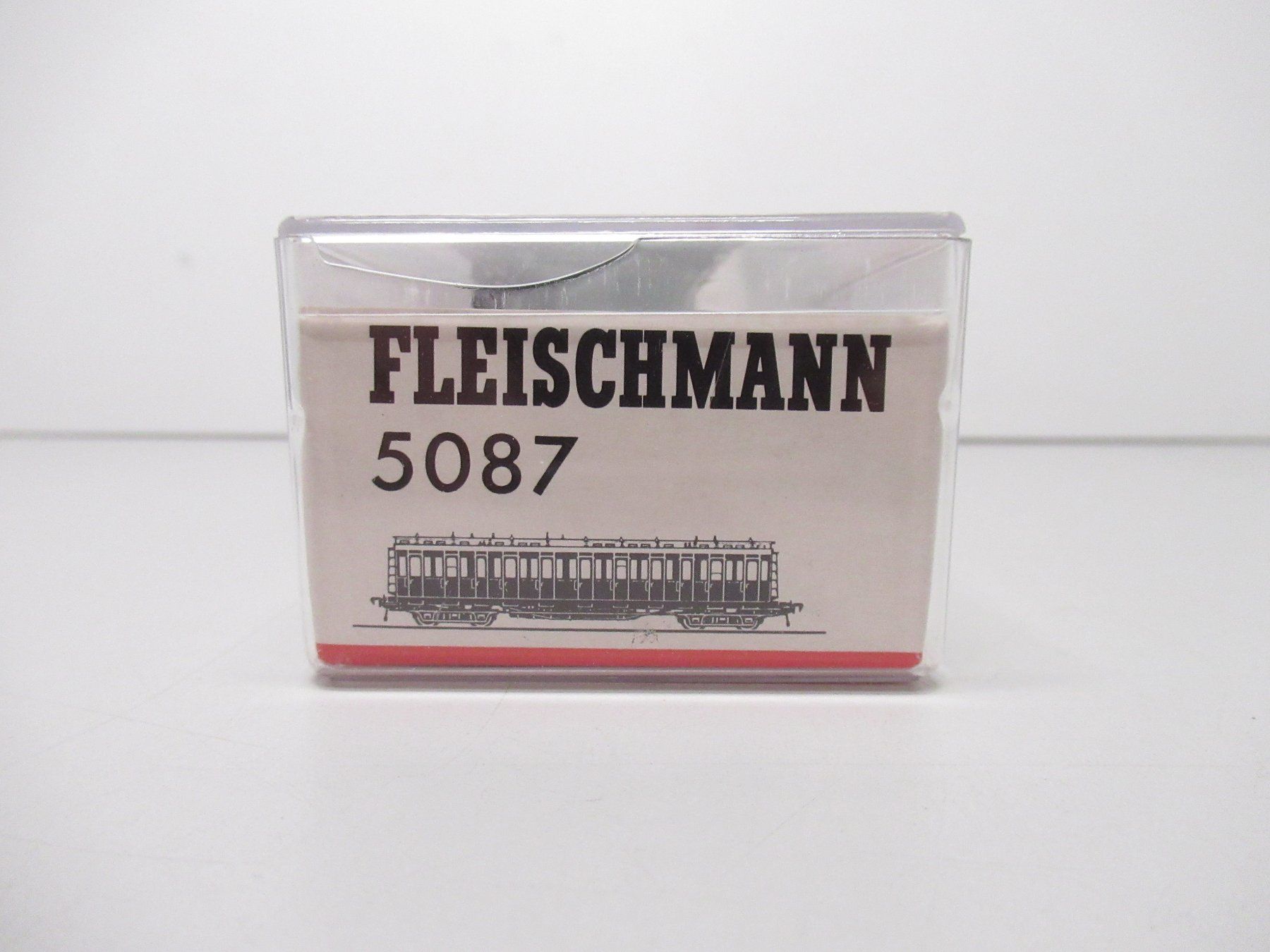 Fleischmann Modellini di ferrovie: Fleischmann 5087 Oldtimer-Personenwagen 3.Klasse DRG DC H0 – Usato da Basel venduto da mhmarken 7