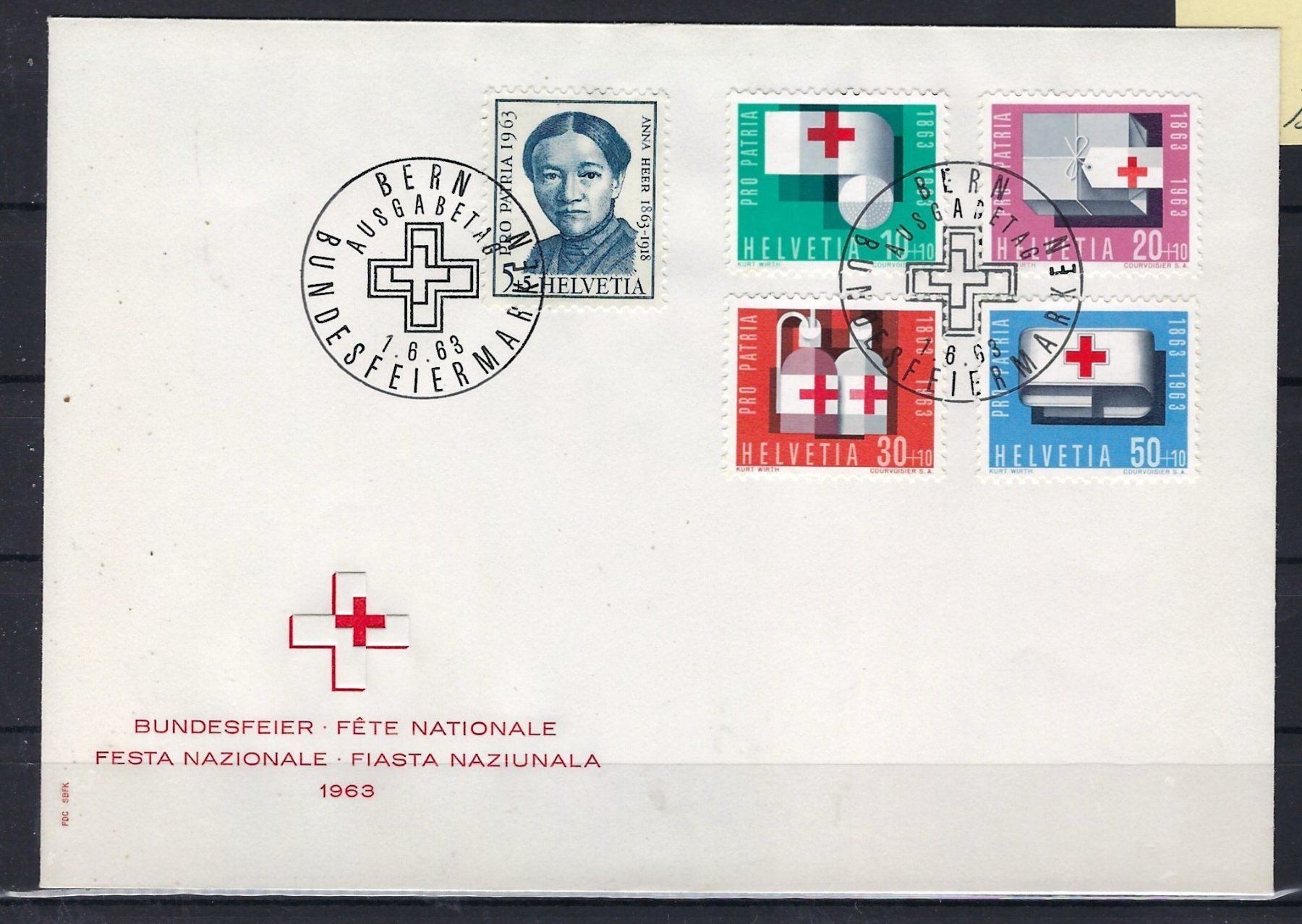 Tutti i francobolli: 1963 Pro Patria  ET.    15993 – Usato da Lunden venduto da Animus999