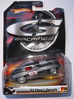 Hotwheels G Machines: Chevy Corvette "Grey" 1963 (1:50) RARE