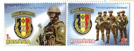 Briefmarken "Anti-Terror-Brigade". Rumänien.