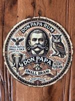Don Papa Rum  - Schönes Blech-Schild - 20 CM -  neu!!!
