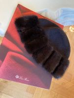 LORO PIANA MÜTZE 100% Cashmere + Mink, Grösse S, neu!
