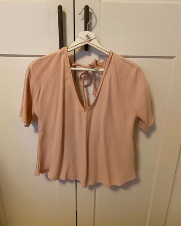 Massimo Dutti Bluse Gr. S rosa