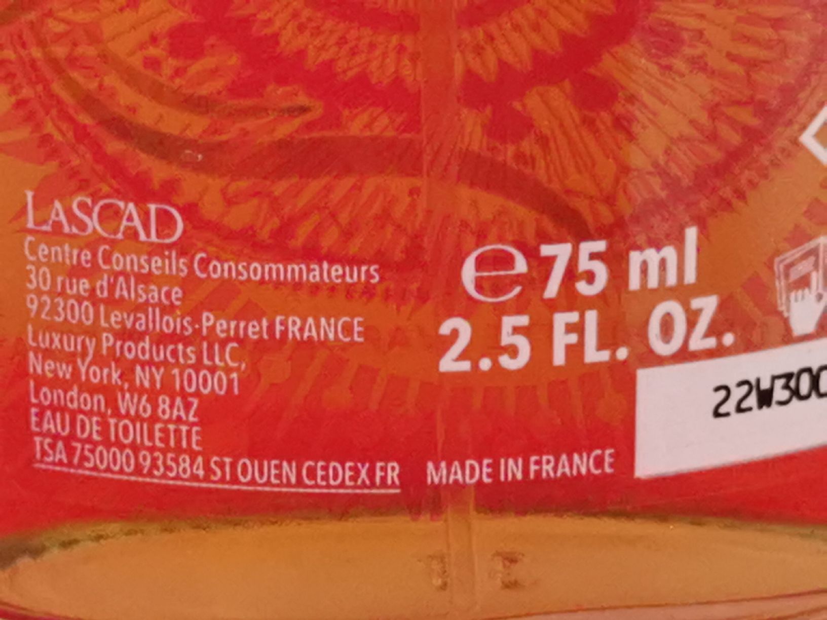 Parfum & Eau de Toilette: L'Orientale EdT 75 ml. – Neu (gemäss Beschreibung) aus Schlieren von vlalif 2