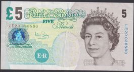 England 5 Pounds 2004