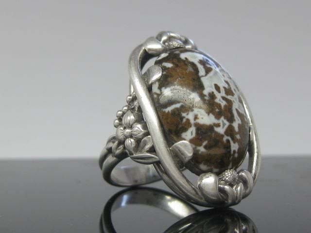 Ringe: Antik Ring Silber 835 Achat Gr. 52 / 8.56 g – Gebraucht aus Ermatingen von Decovin 2