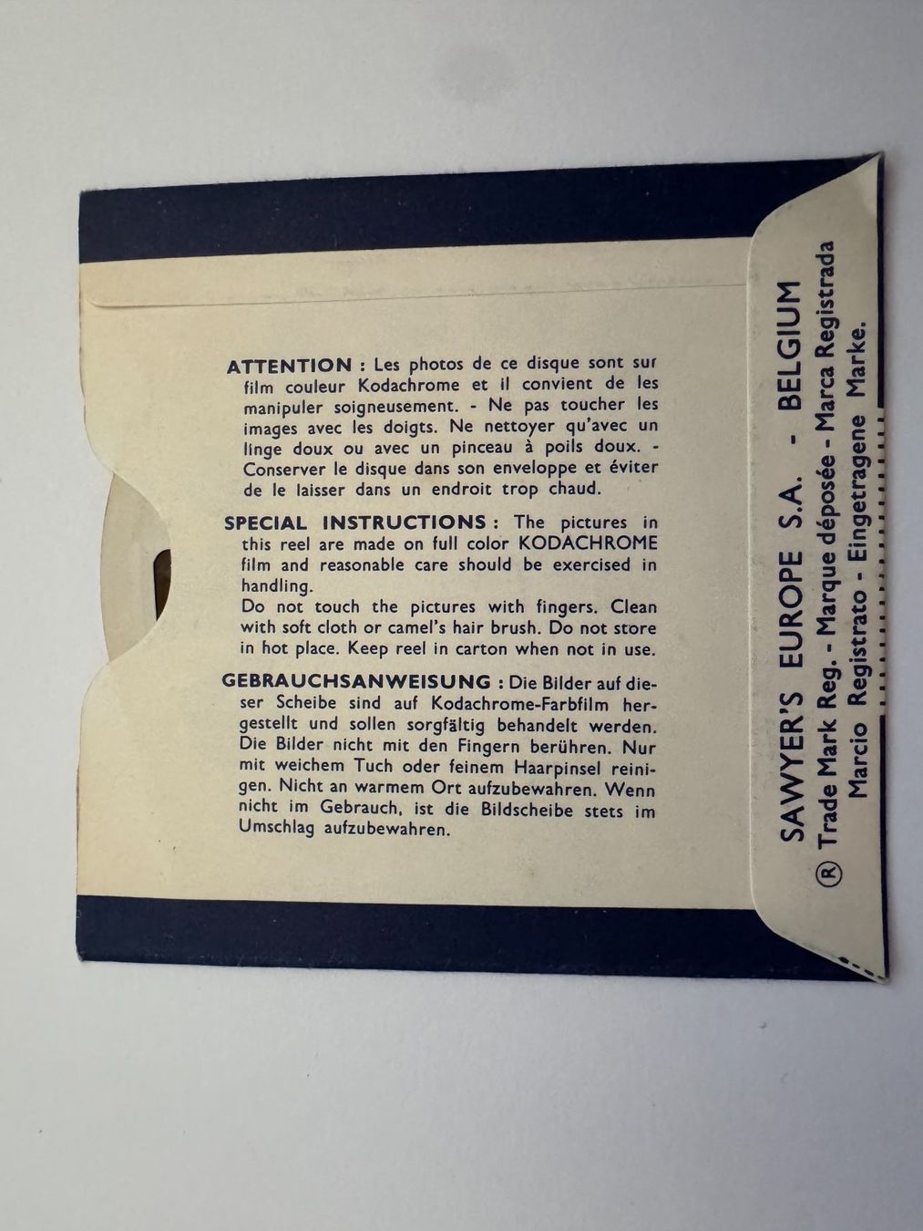 View-master Giocattoli: View-Master 3D: Nr. 2016 DAVOS IN WINTER – Usato da Tegerfelden venduto da siebenmacky 1
