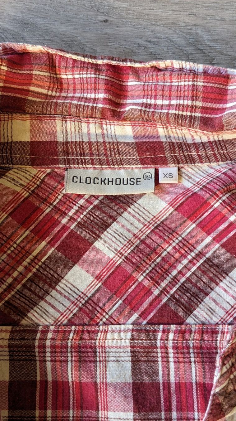 Camicette: Chemise carreaux rose – Usato da Orsieres venduto da IndianaJones50a 2