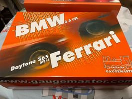 BMW 3,25 CSL Ferrari 365 GTB/4 Gaugemaster Slotcar 1:32  Neu