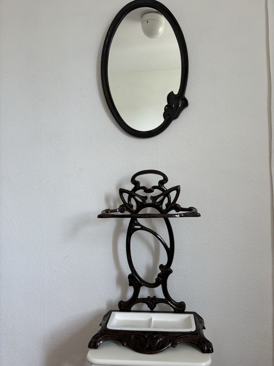 Porte manteau: Schirmständer mit Spiegel vintage – D'occasion à Baden par jdif 2