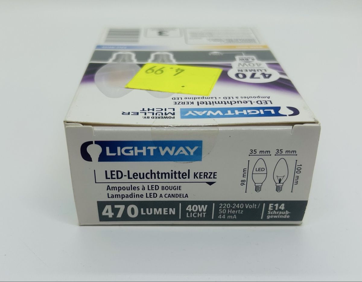 Lampade: [NEU]: Lightway LED-Leuchtmittel - E14 – Nuovo e nell'imballaggio originale da Arni AG venduto da CreaFlex 2