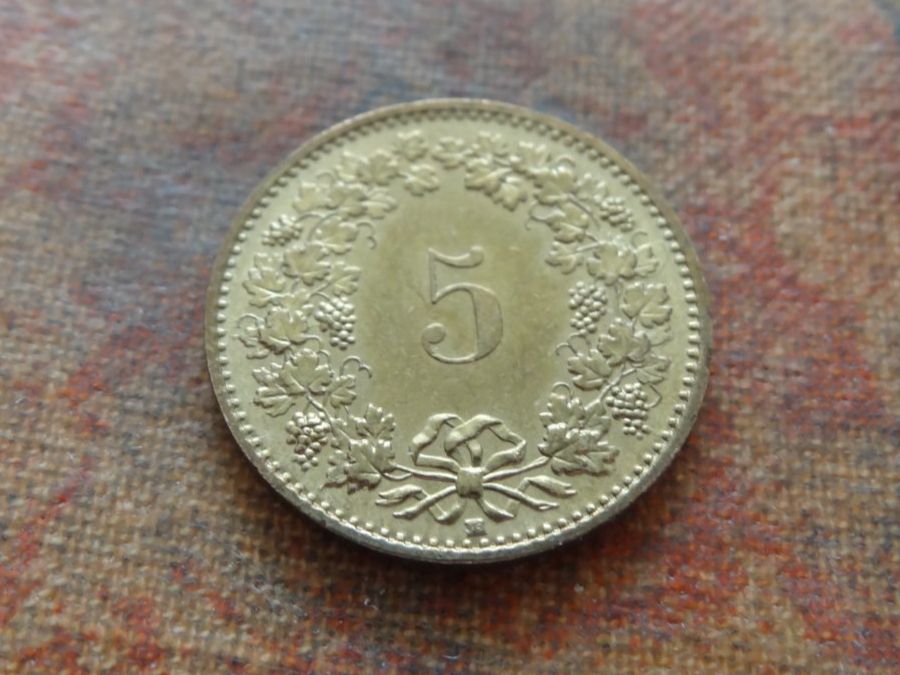 Toutes les monnaies: 5 Rp. 1996 – D'occasion à Romanel-sur-Lausanne par Swift13 1