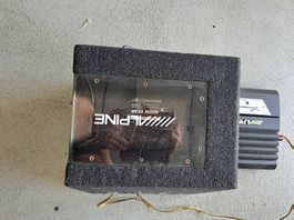 Alpine Subwoofer mit Verstärker 