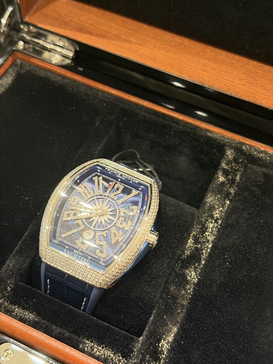 Franck Muller Montres: Franck Muller Yachting Custom Diamonds Full Set – D'occasion à Cressier NE par mat_h76s 3