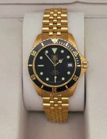 Elegante Tag Heuer Herrenuhr, vergoldet, Taucheruhr