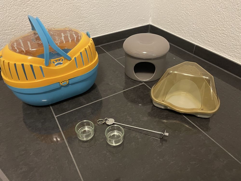 OMEM Kokosnuss Haus Für Hamster & Vögel - Natürliches Nisthaus Aus Kokosschale