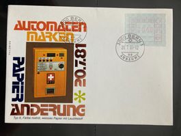 Schweiz 1981 Automatenmarke Typ 6 Bern 20.7.81