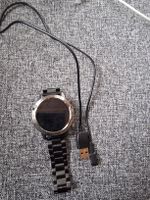 Smartwatch Sport mit Metallarmband schwarz gebraucht