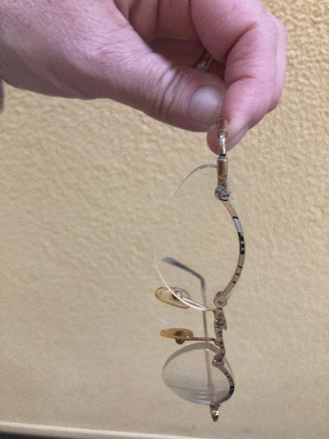 Brillen & Gläser: rahmenlose, goldene brille – Gebraucht aus Schwarzenberg LU von kindler007 3