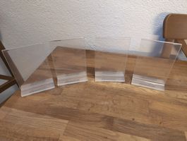 Coca-Cola Tischkartenhalter, 4 Stück, Neu