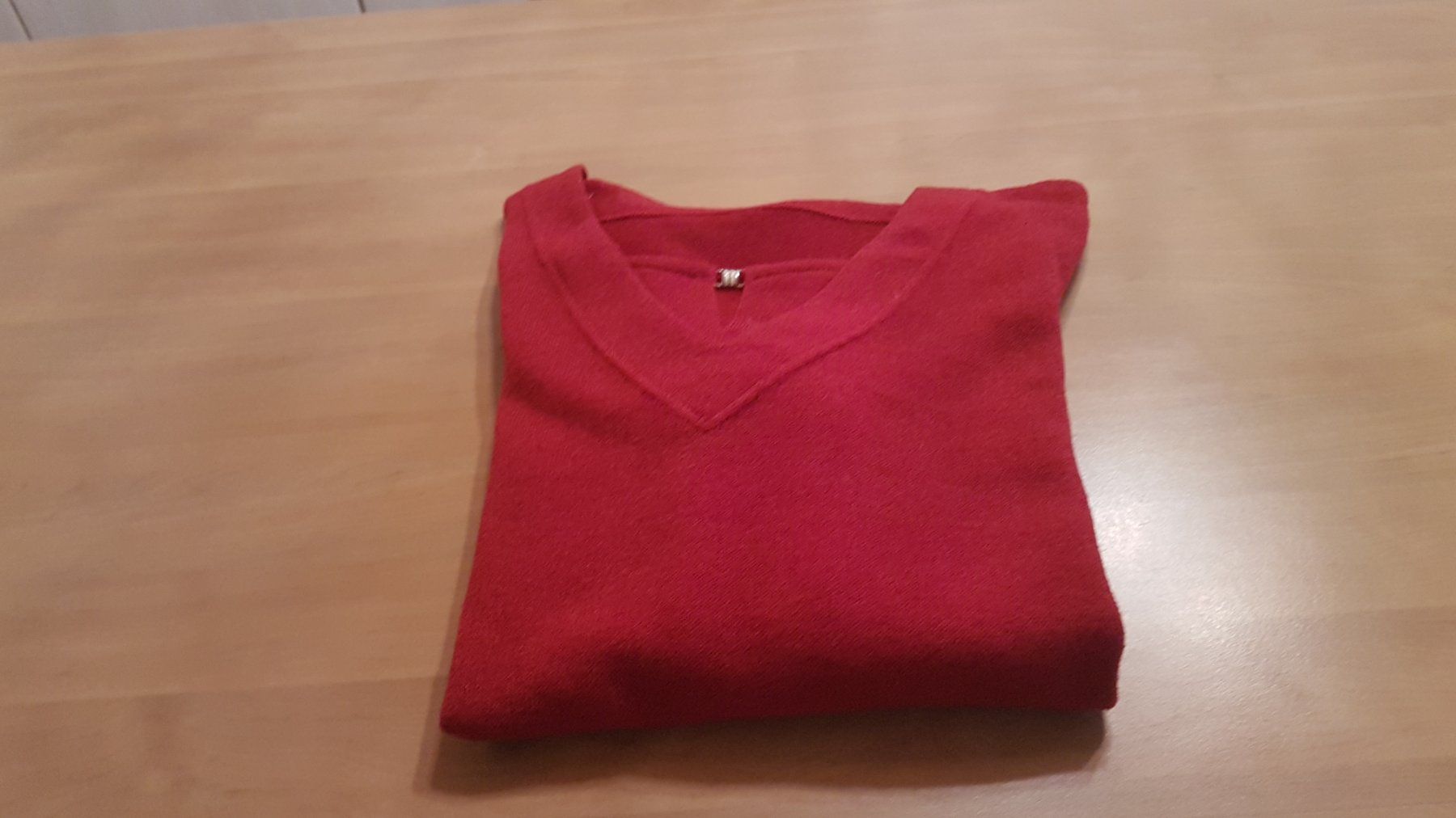 Pullover & Sweatshirts: Pull rouge foncé grandeur L – Gebraucht aus Villiers von san_jn5w 1
