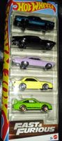 Fast & Furious, Hot Wheels, 5 Voitures Neuves en Emballage!