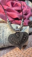 Collana color argento stile etnico nuovo