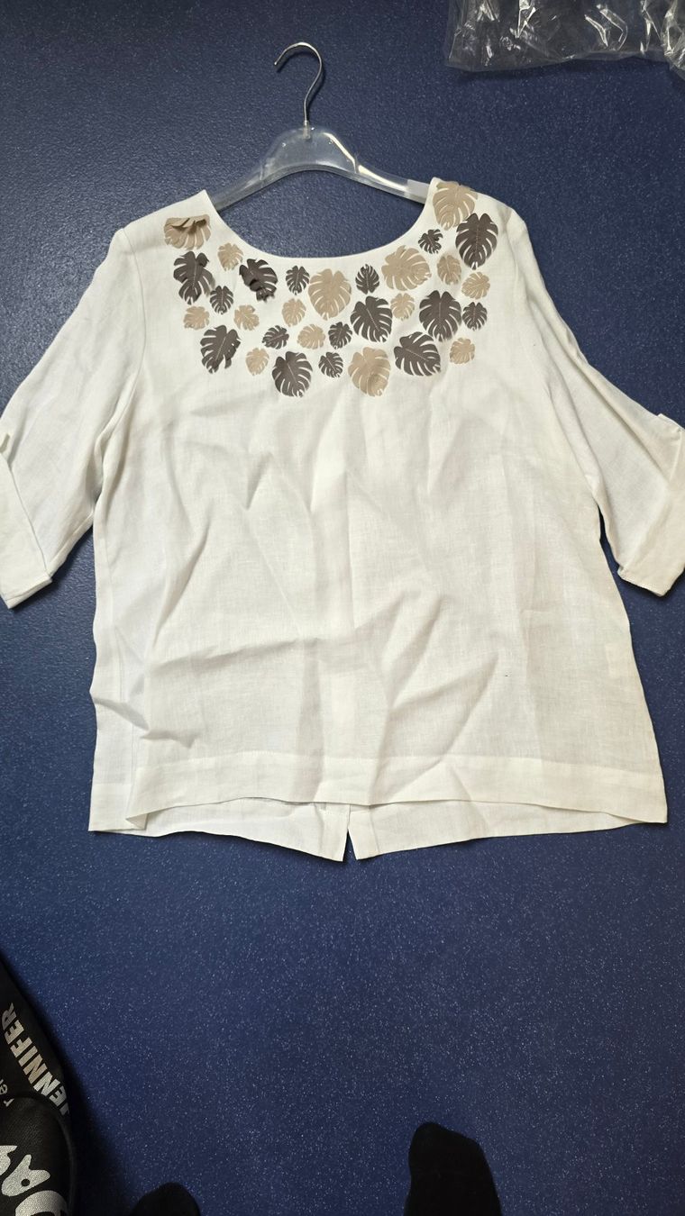 Camicette: Bluse Yasmine neu Leinen Gr. 46 – Nuovo e nell'imballaggio originale da Meggen venduto da Mcgiver_1