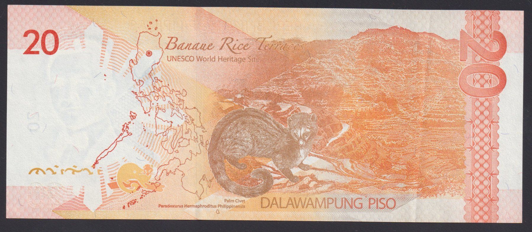 Banconote: Philippinen 20 Piso 2015 – Usato da Brugg AG venduto da banknoten_muesli 1