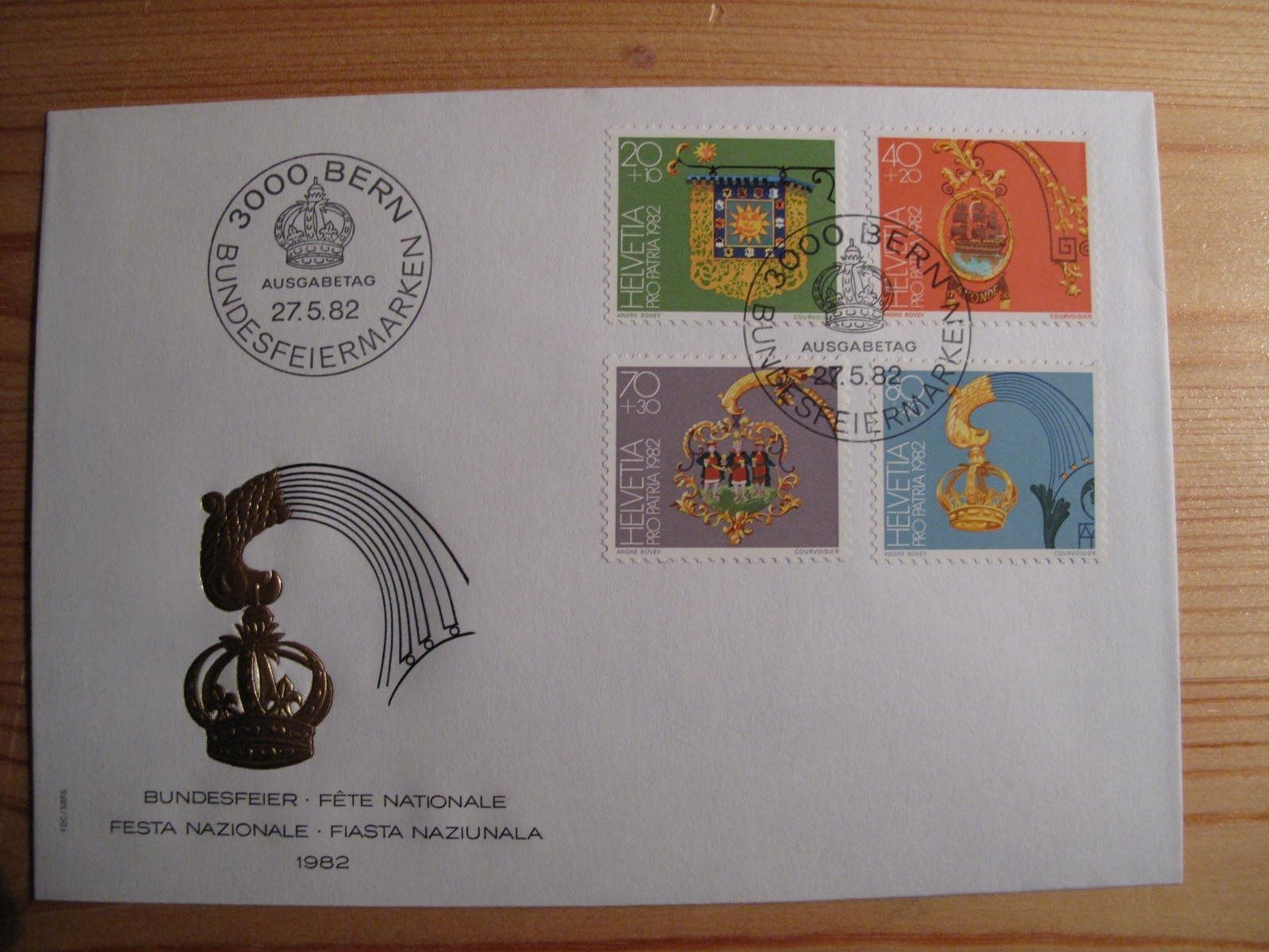 Tous les timbres: Pro Patria 1982 FDC – D'occasion à Wil SG par fva01