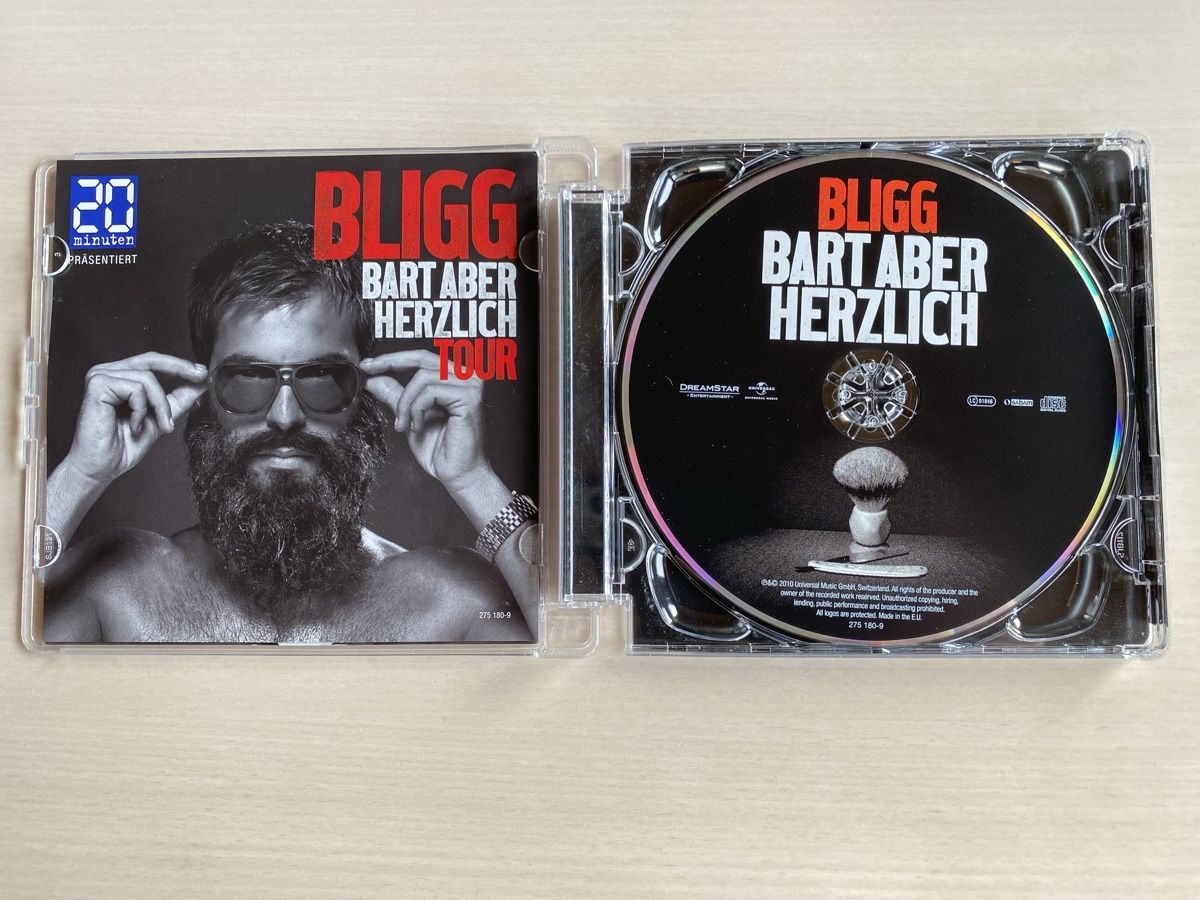 CD: Bligg - Bart Aber Herzlich – Usato da Oberried Brienz venduto da Chyara 2