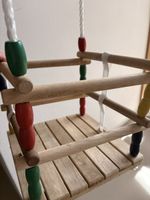 Kinderschaukel Holz mit Schutzbügel guter Zustand
