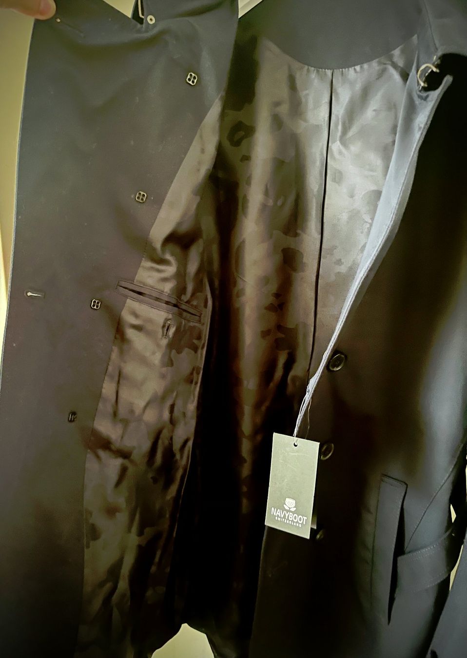 Navyboot Cappotti: Navyboot Mantel Trench Gr. 54 neu BLAU – Nuovo (secondo la descrizione) da Zürich venduto da galble 9