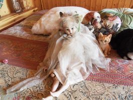 wunderschöne Porzellan Puppe