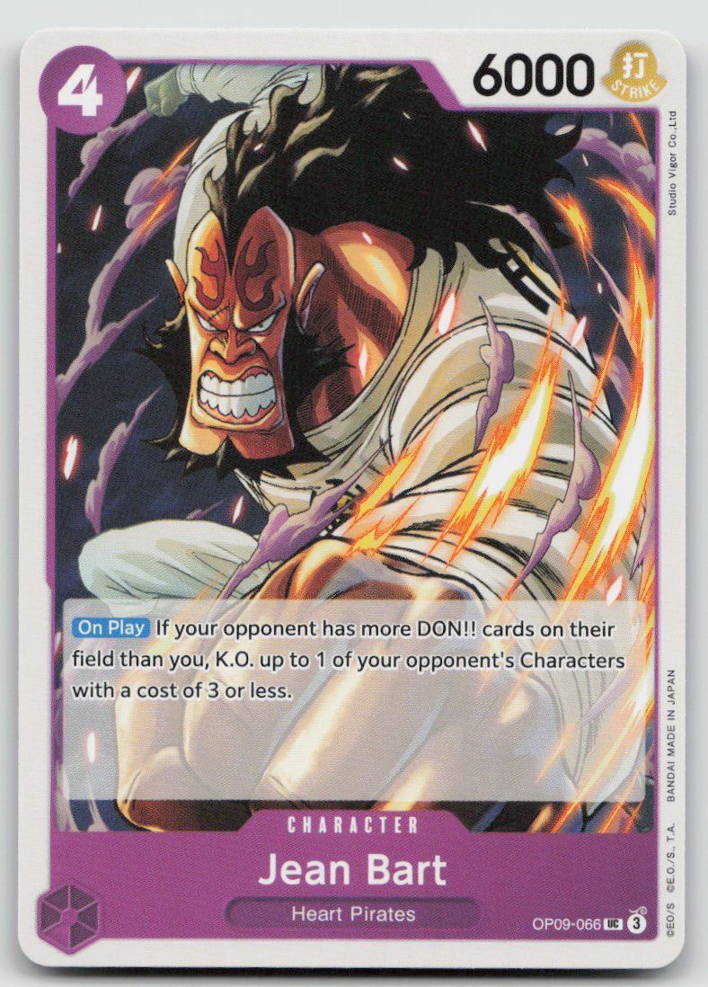 Bandai Sammelbilder & Trading cards: One Piece Jean Bart OP09-066 UC – Gebraucht aus Lugano von VlaseCard