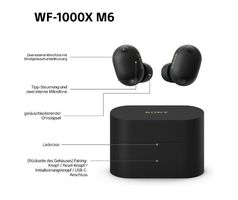 🎧 Sony WF-1000XM6 In-Ear Kopfhörer – Schwarz (NEU & OVP)