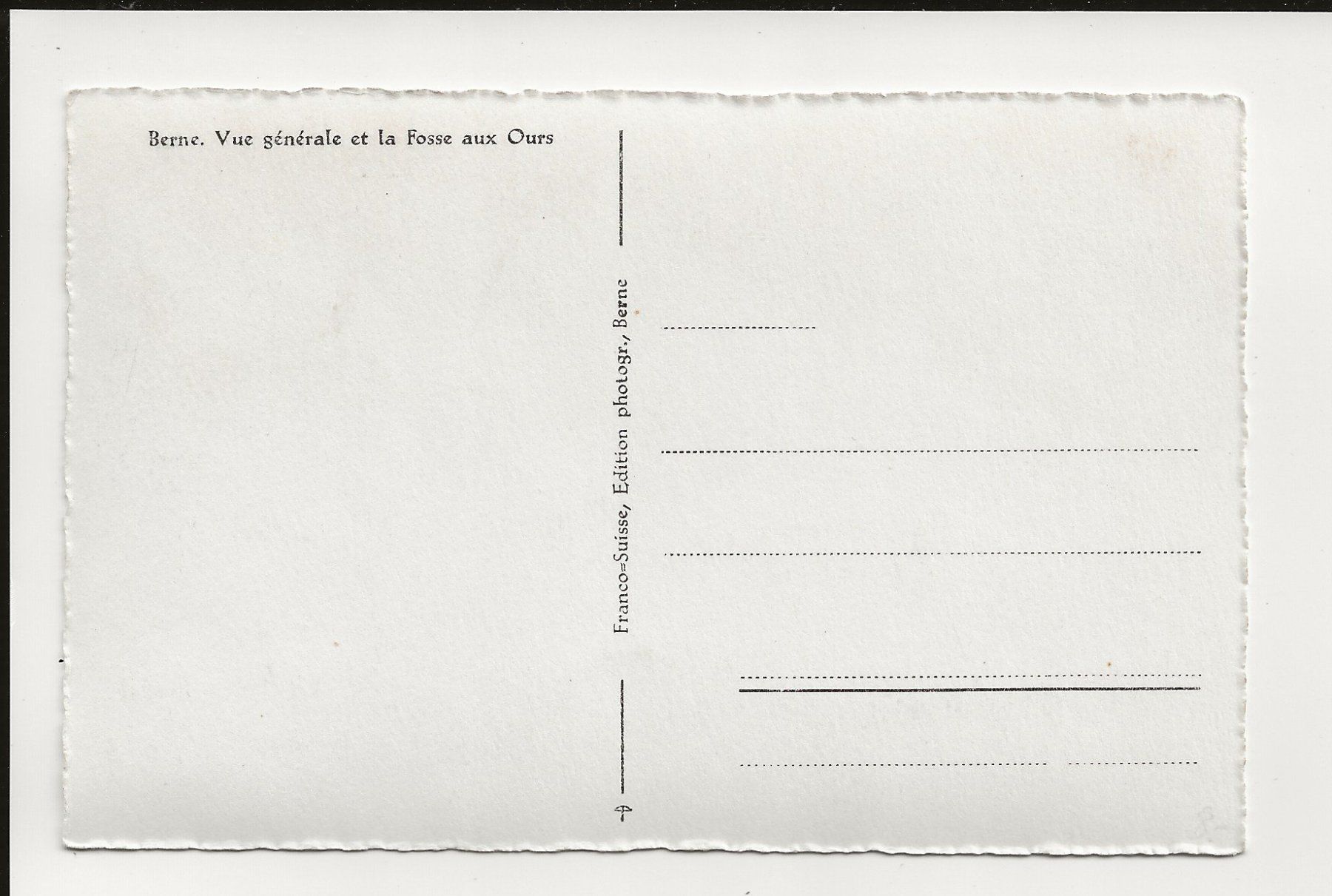 Cartoline postali: AK ca 1940 Bern Generalansicht mit Bärengraben – Usato da Greifensee venduto da 315WDO 1