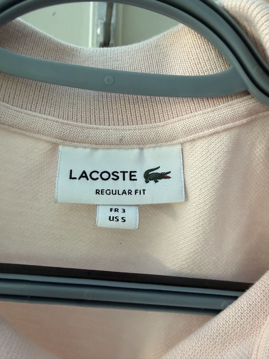 Lacoste Magliette Polo: Lacoste Poloshirt rosa Grösse S Regular Fit – Usato da Schattdorf venduto da lestage 3