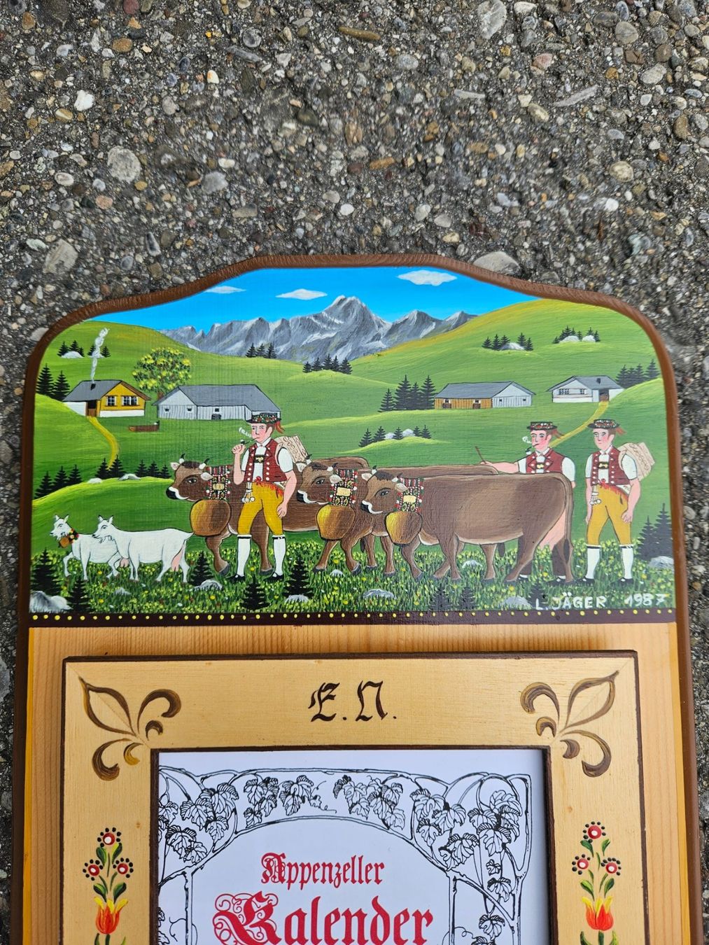 Gemälde: Appenzeller bild – Gebraucht aus Schwellbrunn von Omega-alpha