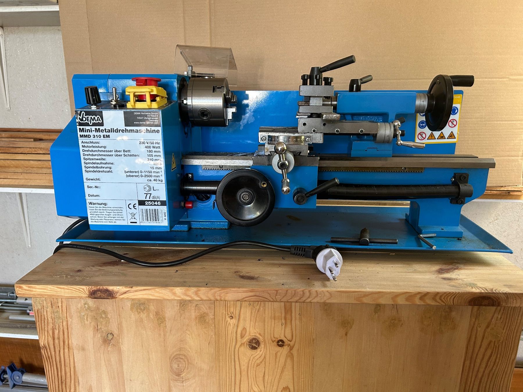 Alle Maschinen: Mini-Metalldrehmaschine – Gebraucht aus Spiez von Simore