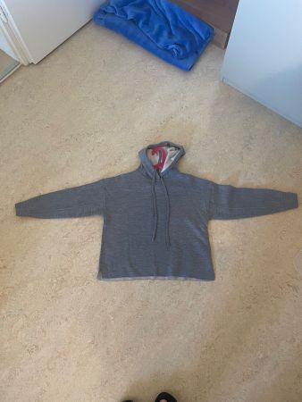 Windsor Hoodie, Grau, Grösse 38 - 100% Schurwolle