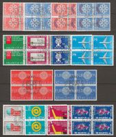 Lot CH Viererblock 1959 - 1963 Ersttag. KP 334.--