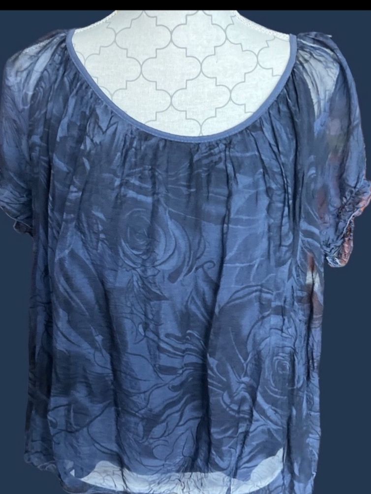 Camicette: Blouse bleue nuit – Usato da Vuisternens-Romont venduto da gol_xp6p 4