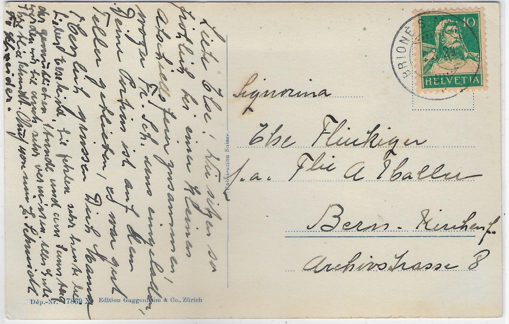 Cartoline postali: Locarno mit Hotel Reber – Usato da Ettingen venduto da Kartenplanet 1