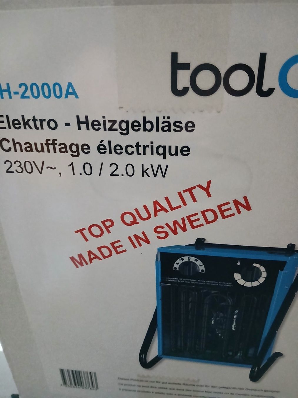 Radiatori: Heizung von VEAB Tool Air 2000W – Nuovo (secondo la descrizione) da Zürich venduto da guzijama 3