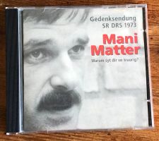 MANI MATTER - Warum Syt Dir so truurig? CD