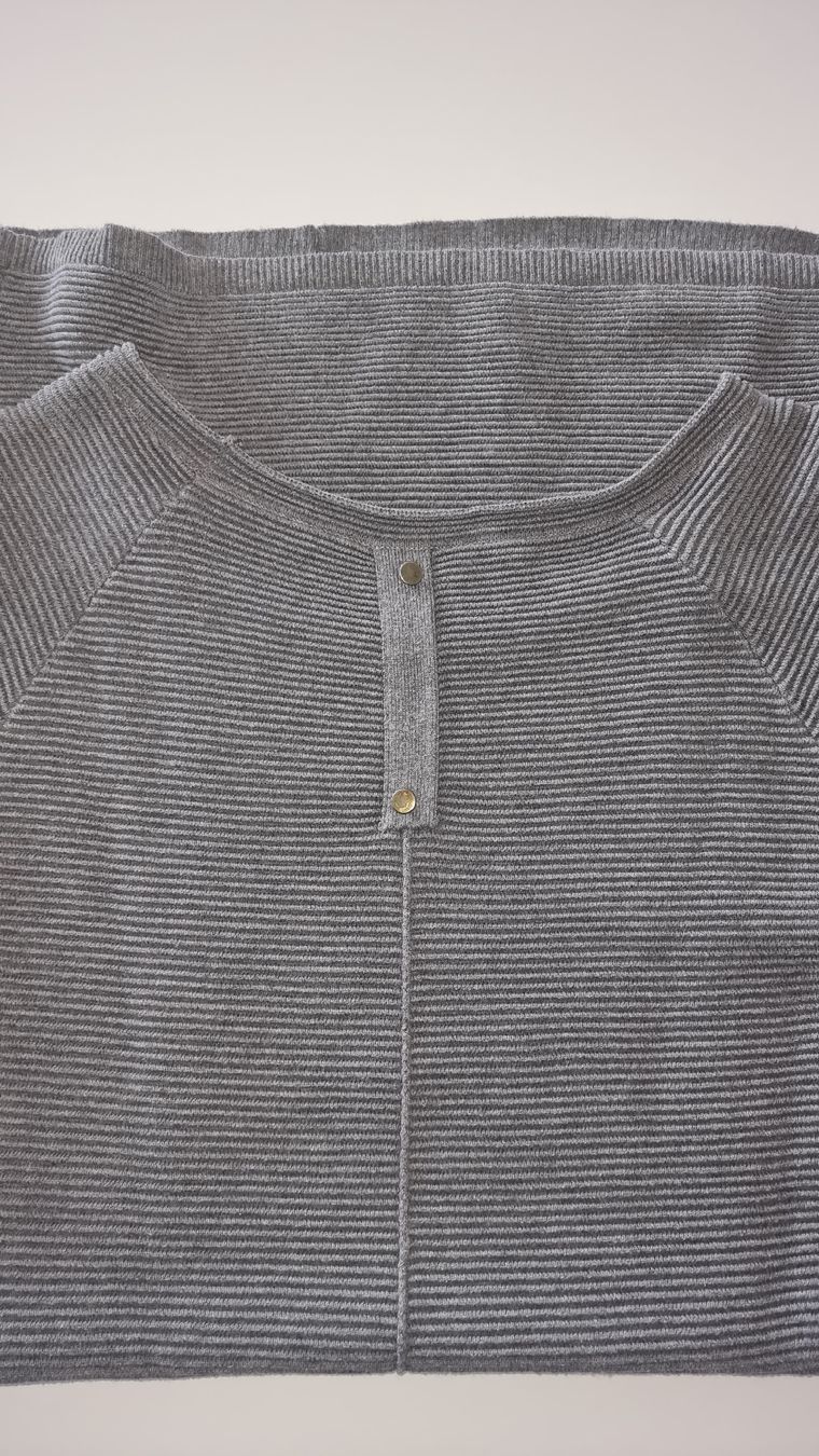 Promod Kleider: Graues Strickkleid, Grösse M – Gebraucht aus Balgach von Patty04 2