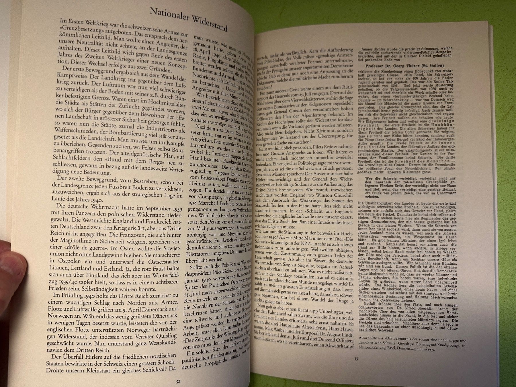 Libri: Georg Thürer: Eidgenössische Erinnerungen. – Usato da Zürich venduto da allp 8