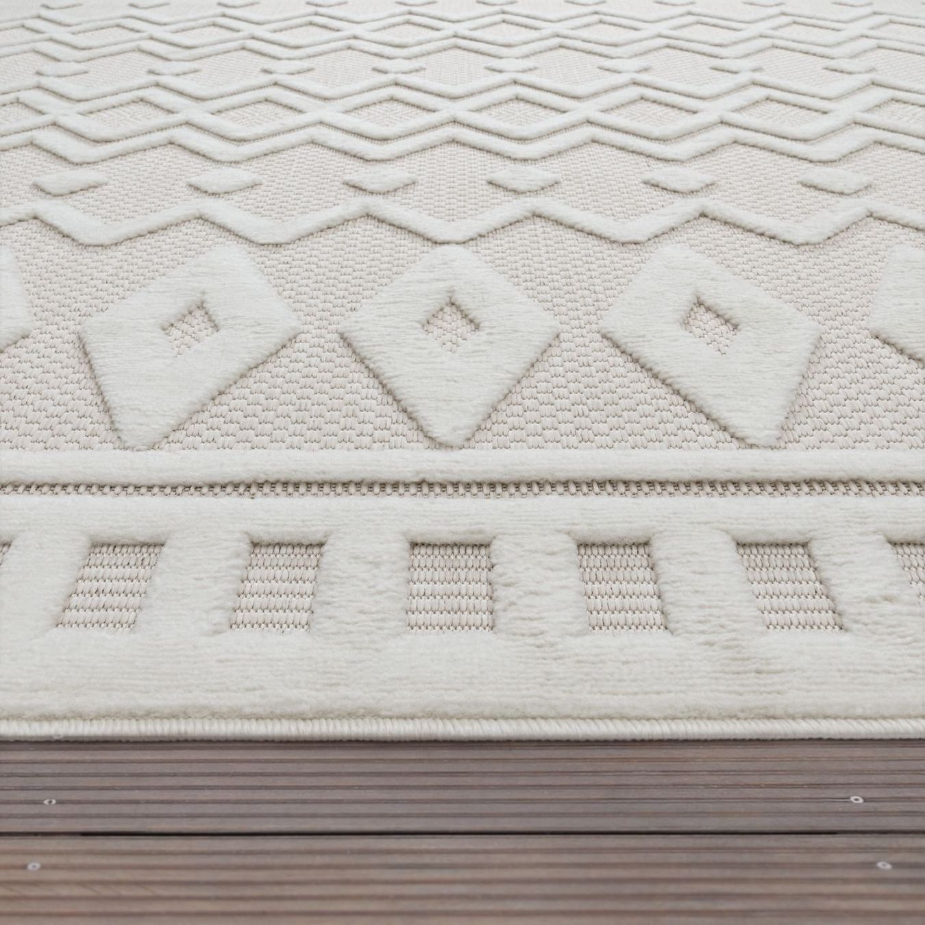 Tappeti: RIESIG! Einzigartiger Teppich 3D Effekt Boho Ethno 240x340 – Nuovo e nell'imballaggio originale da Bern venduto da Miraitrading 3
